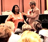 An audience interview